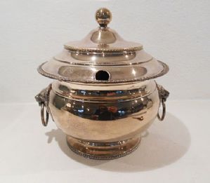 Antique Silver Plate Soup Tureen - Art. 881